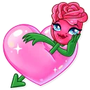 💘 emoji Romantic Flowers Telegram sticker 6 of 26