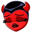 😔 emoji Deviless Emoji - @TgSticker Telegram sticker 11 of 50