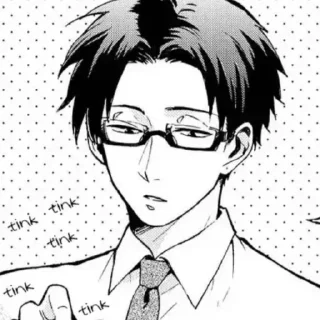 😕 emoji • Hirotaka Nifugi • @anime_sticks Telegram sticker 10 of 40