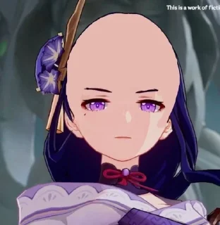 Sticker from genshin meme💀