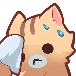 😓 emoji Naughty cat (@dailystkrbot) Telegram sticker 11 of 65