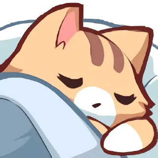 😴 emoji Naughty cat (@dailystkrbot) Telegram sticker 12 of 65