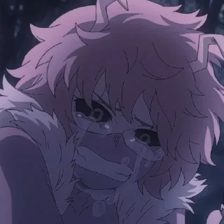 😭 emoji ✨💕Mina Ashido💕✨ Telegram sticker 23 of 70