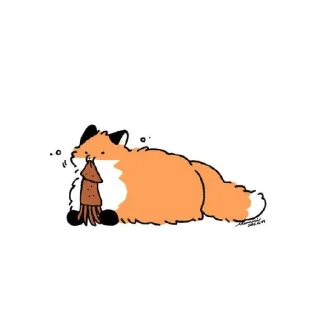 Sticker from Лис