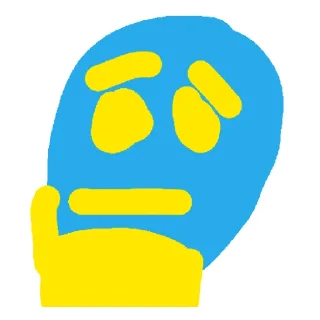 🤔 emoji Стик Telegram sticker 12 of 14