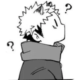 🤨 emoji Юджи-Куууун Telegram sticker 16 of 42