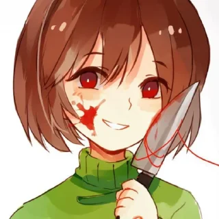 😁 emoji chara : : @stickers_undertale Telegram sticker 20 of 120