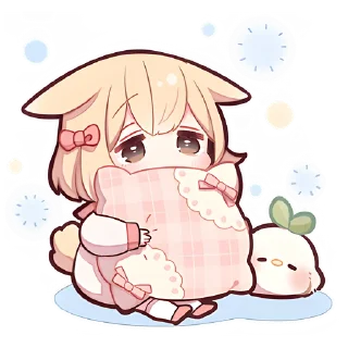 😒 emoji Сладкий и белый зайчик @nyasticks Telegram sticker 8 of 41