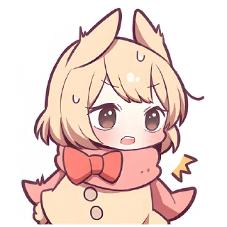 😳 emoji Сладкий зайчик 3 @Nyasticks Telegram sticker 11 of 41