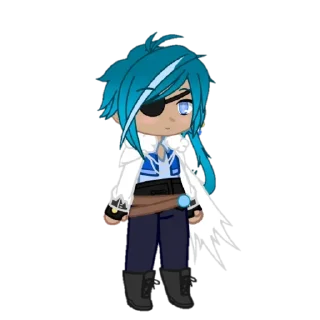 🙂 emoji укр гачі мучі з Каєю 🍷 @m1lkywaterfu1l Telegram sticker 1 of 14