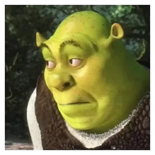 Sticker from shrek