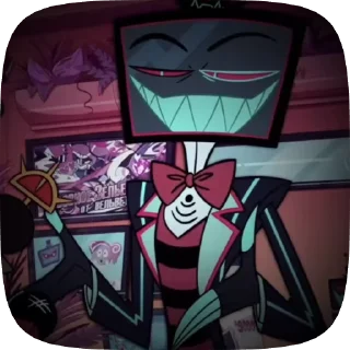 ⚡ emoji БОЛЬШЕ ⇨ @CLOOBHUB ВОКС ОТЕЛЬ ХАЗБИН VOX HAZBIN ТГ Telegram sticker 15 of 51