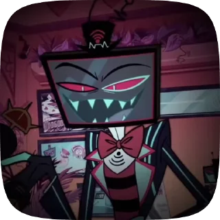 ⚡ emoji БОЛЬШЕ ⇨ @CLOOBHUB ВОКС ОТЕЛЬ ХАЗБИН VOX HAZBIN ТГ Telegram sticker 13 of 51