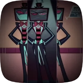 ⚡ emoji БОЛЬШЕ ⇨ @CLOOBHUB ВОКС ОТЕЛЬ ХАЗБИН VOX HAZBIN ТГ Telegram sticker 8 of 51