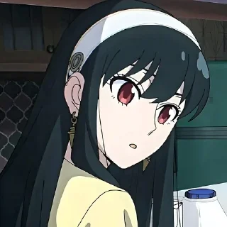 😦 emoji Семья шпиона @anime_sticks Telegram sticker 19 of 20