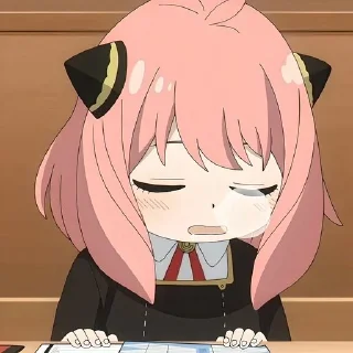 Sticker from Семья шпиона @anime_sticks