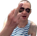🖕 emoji Мопс дядя пёс Telegram sticker 6 of 113