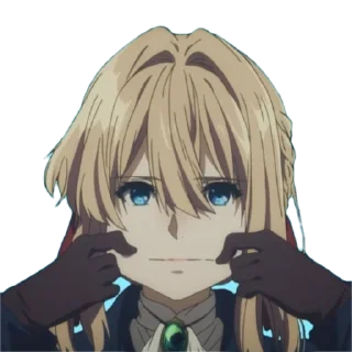 😐 emoji Cute Violet by @peach_artworld Telegram sticker 9 of 23