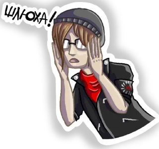 😱 emoji MCR stickers Telegram sticker 10 of 20