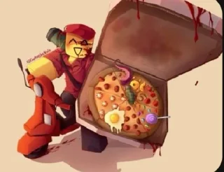 🍕 emoji Pizza boy Telegram sticker 9 of 24