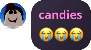 😭 emoji айда картон жрать by @candiessssssss Telegram sticker 5 of 17