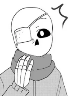 😶 emoji DepressiveAU Geno Telegram sticker 24 of 50