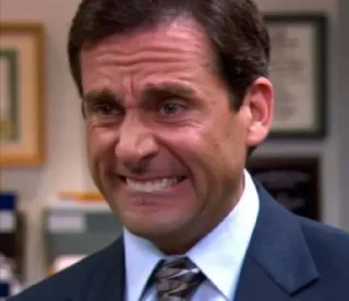 😓 emoji The Office // Michael Scott Telegram sticker 14 of 40