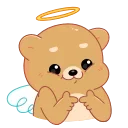 🥺 emoji Мишка Амур (@TgSticker) Telegram sticker 16 of 24