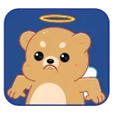 😡 emoji Мишка Амур (@TgSticker) Telegram sticker 18 of 24