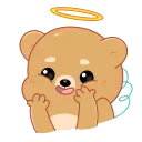 😅 emoji Мишка Амур (@TgSticker) Telegram sticker 14 of 24