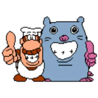 👍 emoji | Gustavo and Brick | Telegram sticker 10 of 28