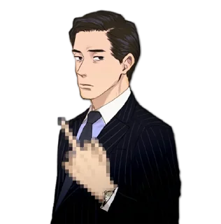 🖕 emoji Guys admin Telegram sticker 17 of 25