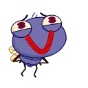 🤣 emoji Fly Guy Telegram sticker 1 of 20