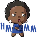 🤔 emoji BlackCross’ Suicide Squad Telegram sticker 20 of 24