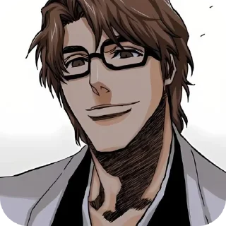 🍵 emoji ●Aizen Sosuke | ★ Telegram sticker 14 of 76