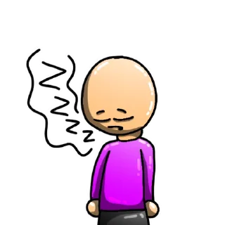 😴 emoji OBJECTIVE Stickers Telegram sticker 16 of 57