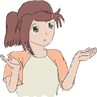 🤷‍♀️ emoji ¯\_(ツ)_/¯ Telegram sticker 23 of 119