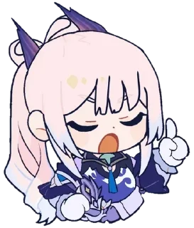 😠 emoji Kokomi by @Genshiin_Impact Telegram sticker 16 of 20