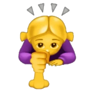 🍆 emoji Типичный я Telegram sticker 21 of 35