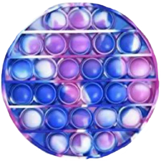 Sticker from pop it