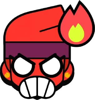 😡 emoji ЗНАЧКИ БРАВЛ СТАРС 3 - @BSPINS2 Telegram sticker 11 of 101