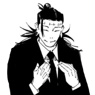 🤭 emoji kenjaku x takada arc pack by starosta & jaba 🤡 Telegram sticker 21 of 68