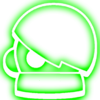 Sticker from Neon pins by @steepcube