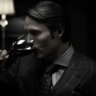 🍷 emoji Mads Mikkelsen🎀 Telegram sticker 12 of 91