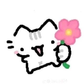 Sticker from pixel cat @skyfallex ‘’ @WeissStickv