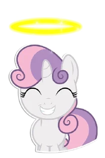 👼 emoji Sweetie Belle | By @Egor418 Telegram sticker 8 of 65
