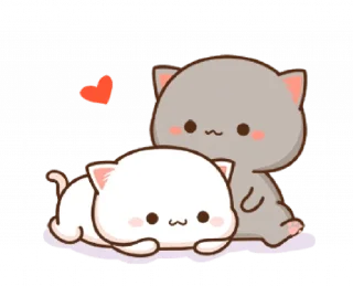 🤗 emoji Mochi–Mochi Peach Cat Telegram sticker 17 of 48