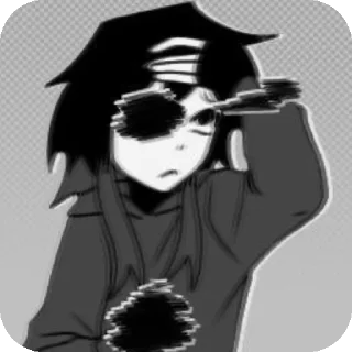 😔 emoji аниме гады00ll💉🧂🥄🔥 Telegram sticker 14 of 118