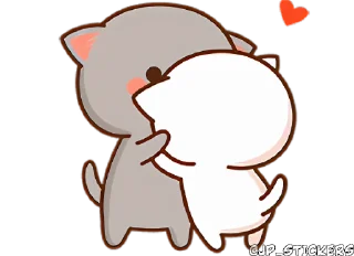 🤗 emoji Peach Cats Pt.3 @jp_stickers Telegram sticker 8 of 25