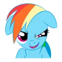 Sticker from Rainbow Dash